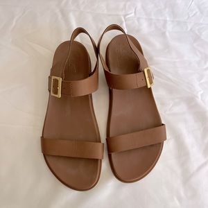 Sorel Roaming Decon Ankle Strap, Tan, Leather, Size 9